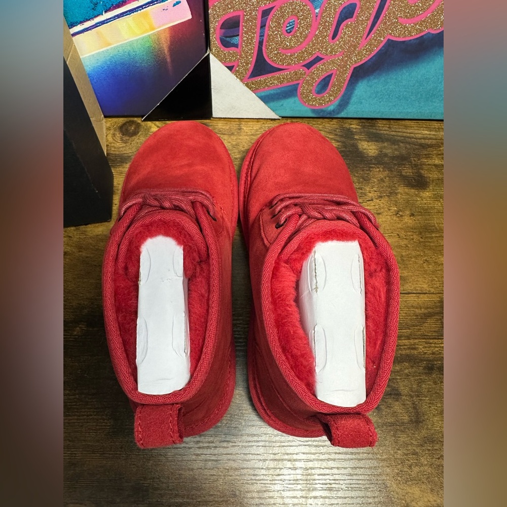 UGG Neumel Boot Samba Red Men size 8 - Picture 6 of 10